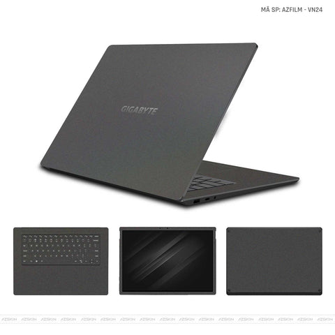 Dán Skin Laptop Gigabyte Vinyl Series Màu Đen Kim Tuyến | VN24