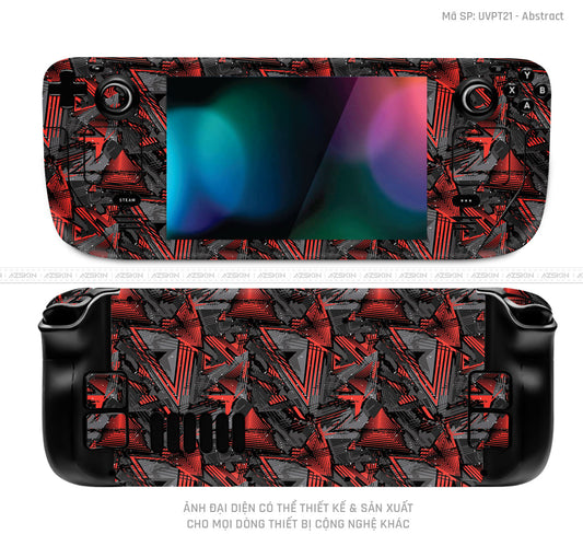Dán Skin Máy Chơi Game Steam Deck Vân Nổi Abstract 01 | UVPT21