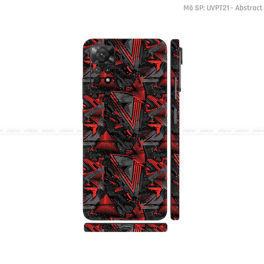 Dán Skin Xiaomi Redmi Note 11 Series Vân Nổi Abstract 01 | UVPT21