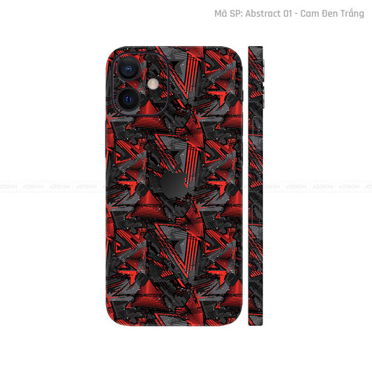 Dán Skin IPhone 12 Series Vân Nổi Abstract 01 | UVPT21