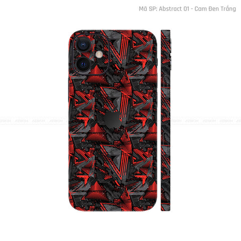 Dán Skin IPhone 12 Series Vân Nổi Abstract 01 | UVPT21