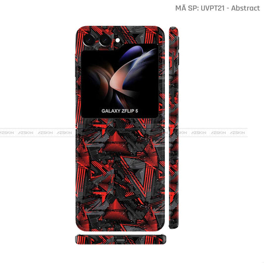 Dán Skin Galaxy Z Flip 7 Vân Abstract 01 | UVPT21