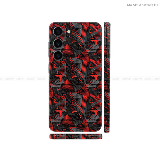 Dán Skin Samsung Galaxy S24 Series Vân Nổi Abstract 01 | UVPT21
