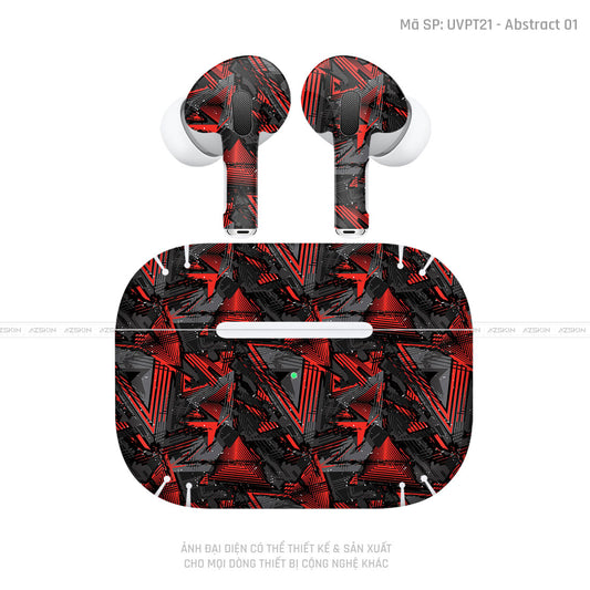 Dán Skin Tai Nghe Airpod Pro/ Pro 2 Vân Graffiti 01 | UVPT21