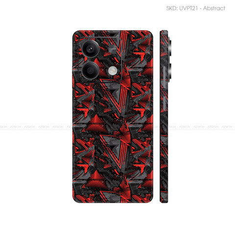 Dán Skin Điện Thoại Xiaomi Redmi 13 Series Vân Nổi Abstract 01 | UVPT21