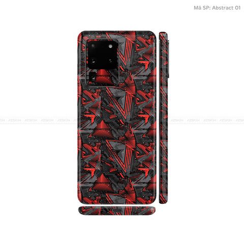 Dán Skin Galaxy S20 Series Vân Abstract 01 | UVPT21