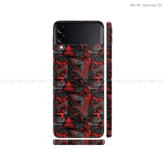 Dán Skin Galaxy Zflip3 Vân Abstract 01 | UVPT20