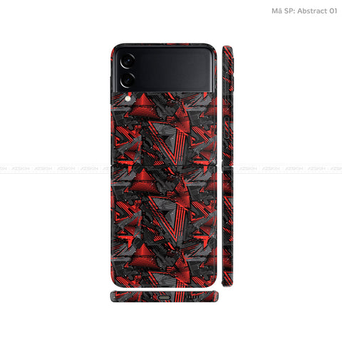 Dán Skin Galaxy Zflip3 Vân Abstract 01 | UVPT20