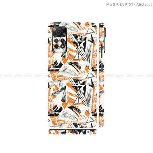 Dán Skin Xiaomi Redmi Note 11 Series Vân Nổi Abstract 02 | UVPT21