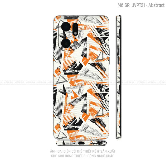 Miếng Dán Skin Điện Thoại OPPO Find X Series Vân Nổi Abstract 02 | UVPT21