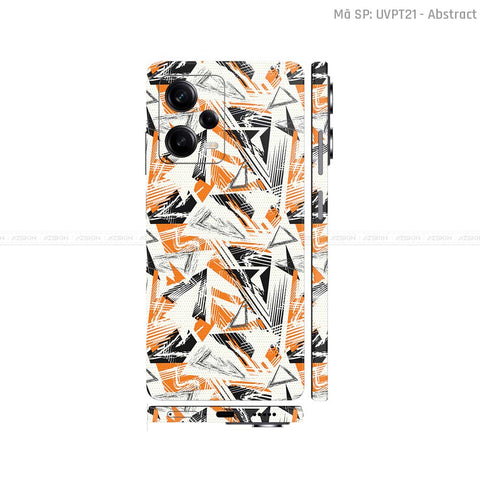 Dán Skin Xiaomi Redmi Note 12 Series Vân Nổi Abstract 02 | UVPT21