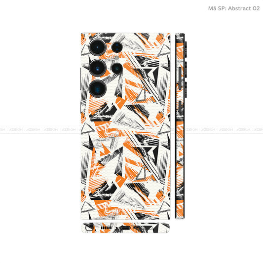 Dán Skin Samsung Galaxy S24 Series Vân Nổi Abstract 02 | UVPT21
