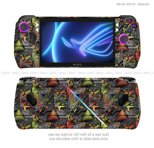 Dán Skin Máy Chơi Game Asus ROG Vân Abstract 03 | UVPT21