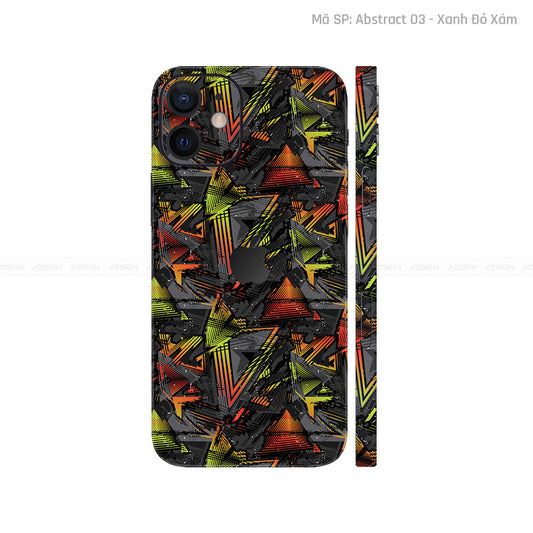 Dán Skin IPhone 12 Series Vân Nổi Abstract 03 | UVPT21