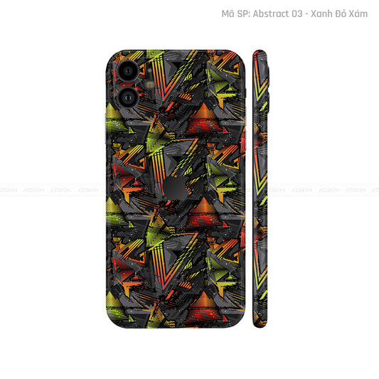 Dán Skin IPhone 11 Series Vân Nổi Abstract 03 | UVPT21
