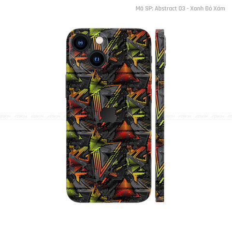 Dán Skin IPhone 14 Series Vân Nổi Abstract 03 | UVPT21