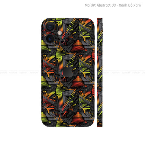 Dán Skin IPhone 12 Series Vân Nổi Abstract 03 | UVPT21