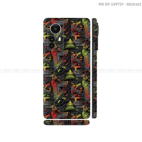 Dán Skin Xiaomi 12 Series Vân Nổi Chủ Đề Abstract 03 | UVPT21