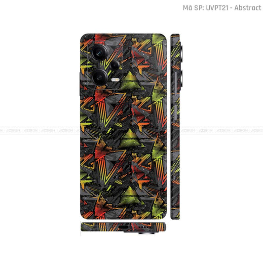 Dán Skin Xiaomi Redmi Note 12 Series Vân Nổi Abstract 03 | UVPT21