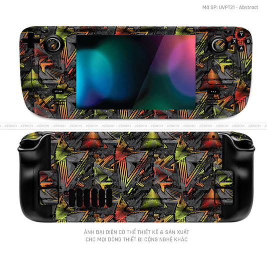 Dán Skin Máy Chơi Game Steam Deck Vân Nổi Abstract 03 | UVPT21