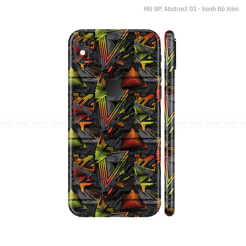 Dán Skin 3M IPhone X Series Vân Abstract 03 | UVPT21