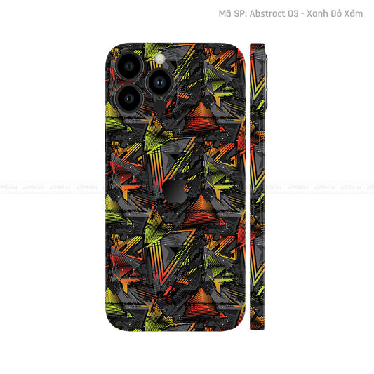 Dán Skin IPhone 12 Series Vân Nổi Abstract 03 | UVPT21