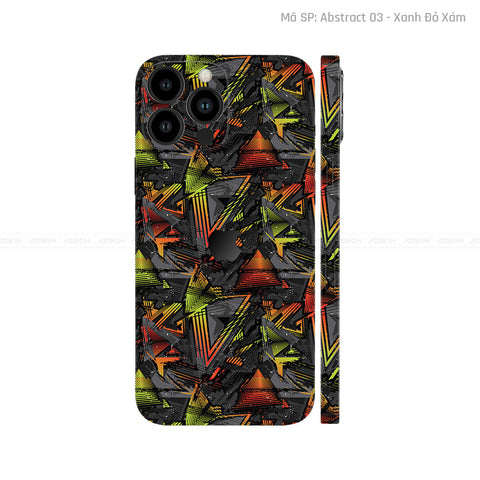 Dán Skin IPhone 12 Series Vân Nổi Abstract 03 | UVPT21