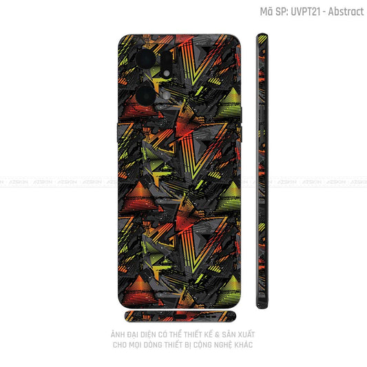 Miếng Dán Skin Điện Thoại OPPO Find X Series Vân Nổi Abstract 03 | UVPT21
