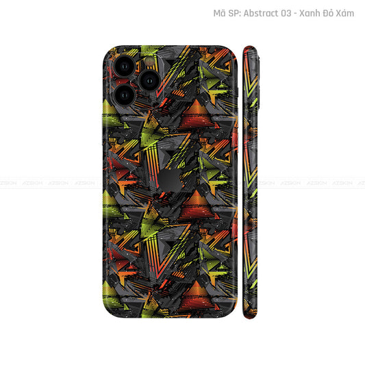Dán Skin IPhone 11 Series Vân Nổi Abstract 03 | UVPT21