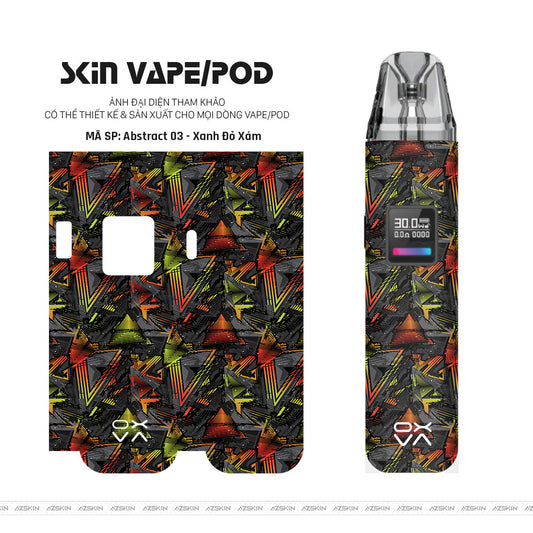 Dán Skin Pod Vân Nổi Abstract 03 | UVPT21