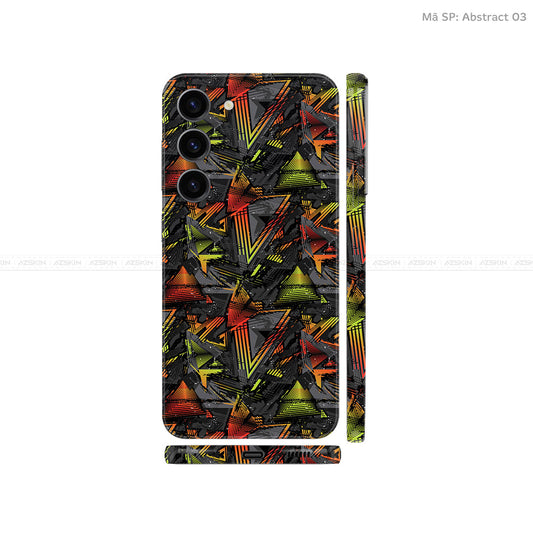 Dán Skin Samsung Galaxy S24 Series Vân Nổi Abstract 03 | UVPT21