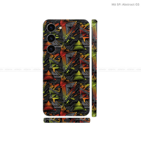 Dán Skin Galaxy S23 Series Vân Nổi Abstract 03 | UVPT21