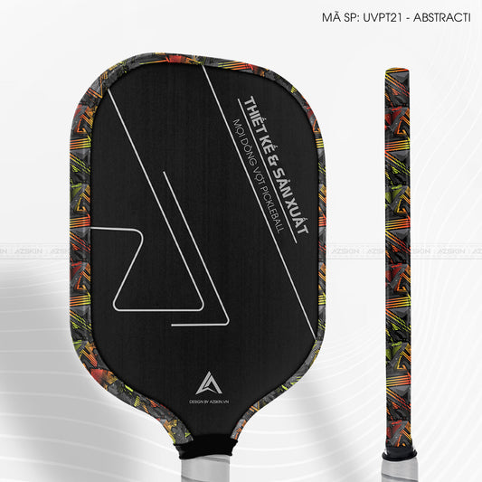 Miếng Dán Viền Vợt Pickleball Skin Vân Nổi Abstract 03 | UVPT21