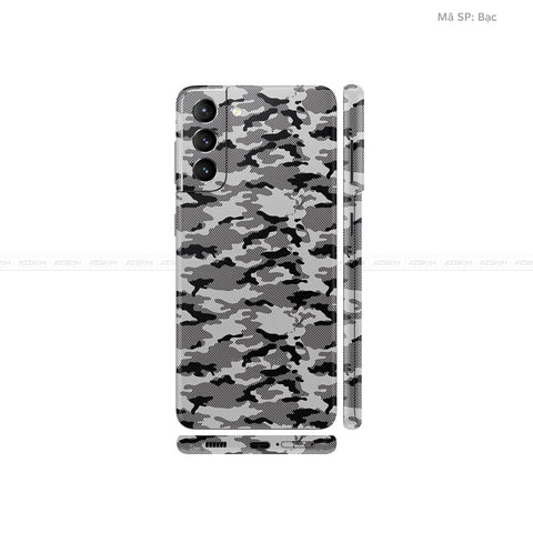Dán Skin Galaxy S21 Series Vân Camo Urban Bạc | UVPT08