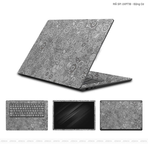 Dán Skin Laptop Gigabyte Vân Nổi Vân Động Cơ | UVPT18