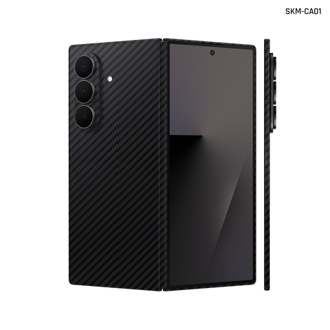 Dán Skin Galaxy Z Fold 7 Vân Carbon Đen | SKM-CA01