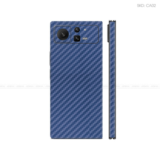 Dán Skin Điện Thoại Xiaomi Mix Fold Series Màu Xanh Carbon | CA02