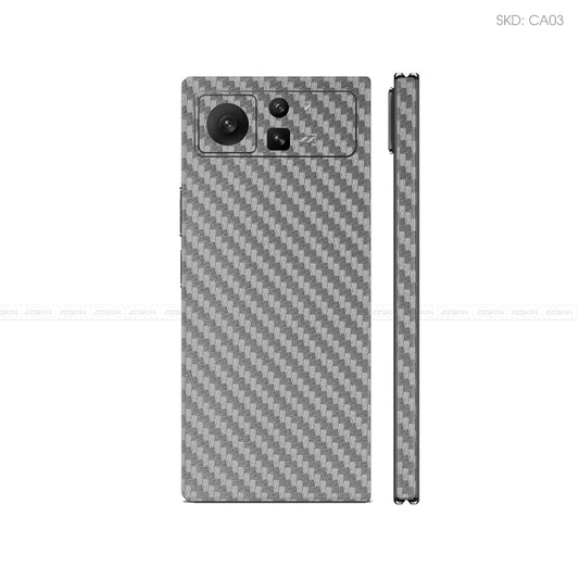Dán Skin Điện Thoại Xiaomi Mix Fold Series Màu Xám Carbon | CA03