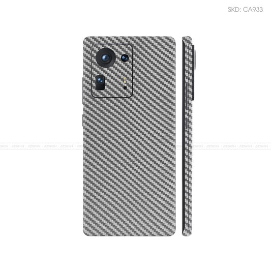 Dán Skin Điện Thoại Xiaomi Mi Mix Series Màu Carbon Xám | CA933