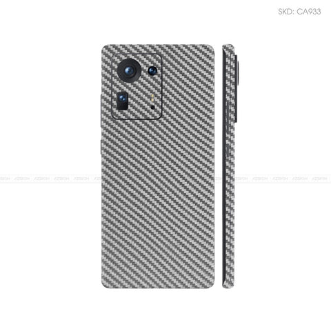 Dán Skin Điện Thoại Xiaomi Mi Mix Series Màu Carbon Xám | CA933