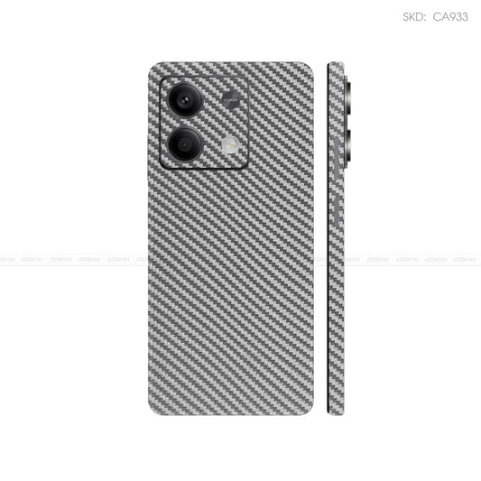 Dán Skin Điện Thoại Xiaomi Redmi 13 Series Màu Carbon Xám | CA933