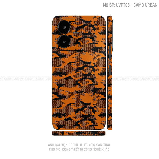 Dán Skin Vivo Y Series Vân Camo Urban Cam | UVPT08