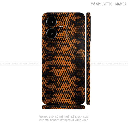 Dán Skin Vivo Y Series Vân Mamba Cam | UVPT05
