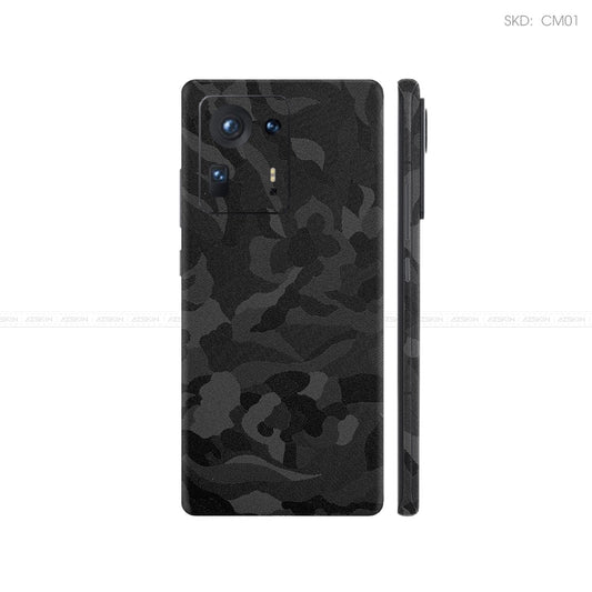 Dán Skin Điện Thoại Xiaomi Mi Mix Series Màu Đen Camo | CM01
