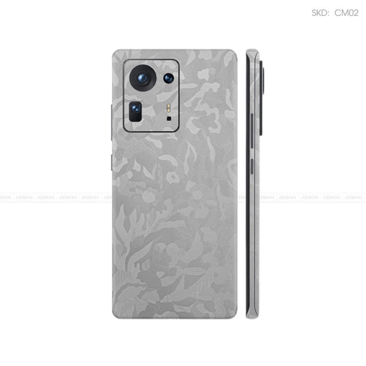 Dán Skin Điện Thoại Xiaomi Mi Mix Series Màu Bạc Camo | CM02