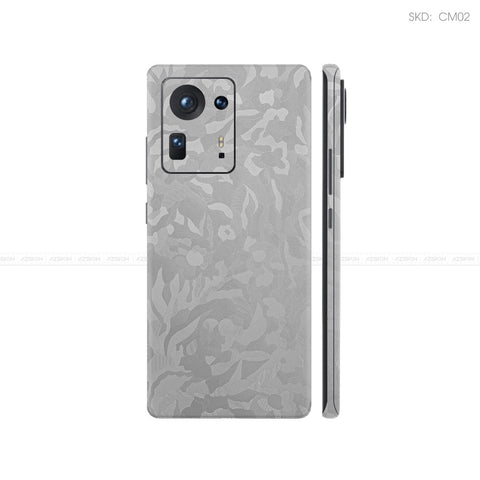 Dán Skin Điện Thoại Xiaomi Mi Mix Series Màu Bạc Camo | CM02