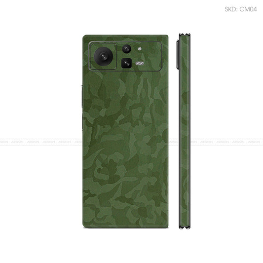 Dán Skin Điện Thoại Xiaomi Mix Fold Series Màu Xanh Camo | CM04