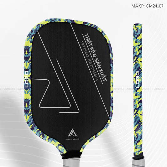 Miếng Dán Viền Vợt Pickleball Họa Tiết Camouflage | CM24_07