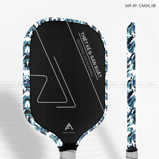 Miếng Dán Viền Vợt Pickleball Họa Tiết Camouflage | CM24_08