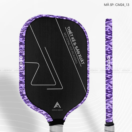 Miếng Dán Viền Vợt Pickleball Họa Tiết Camouflage | CM24_13